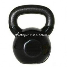 Gusseisen Kettlebell mit Stahlgriff